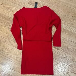 NWT Women’s Banana Republic Sweater Dress Red Medium